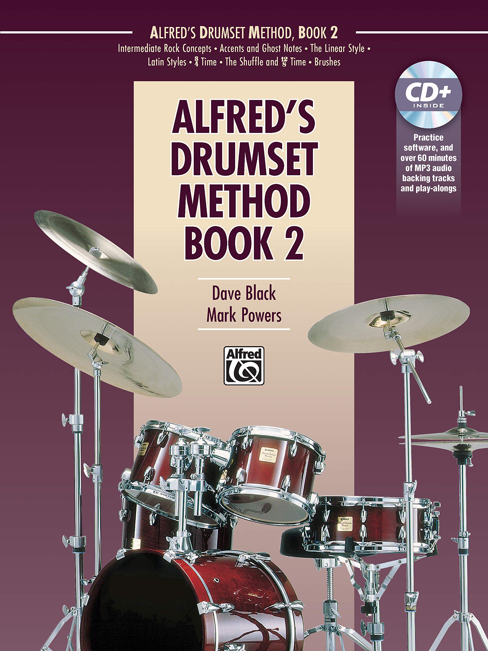 Alfred's Drumset Method, Bk 2: Book & CD,Used