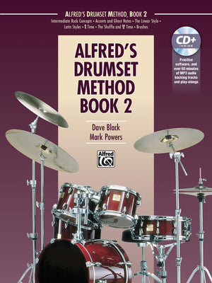 Alfred's Drumset Method, Bk 2: Book & CD,Used