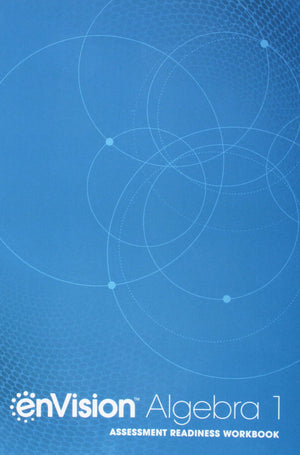 Envision Aga Assessment Readiness Workbook Algebra 1 Grade 8/9 Copyright2018-new