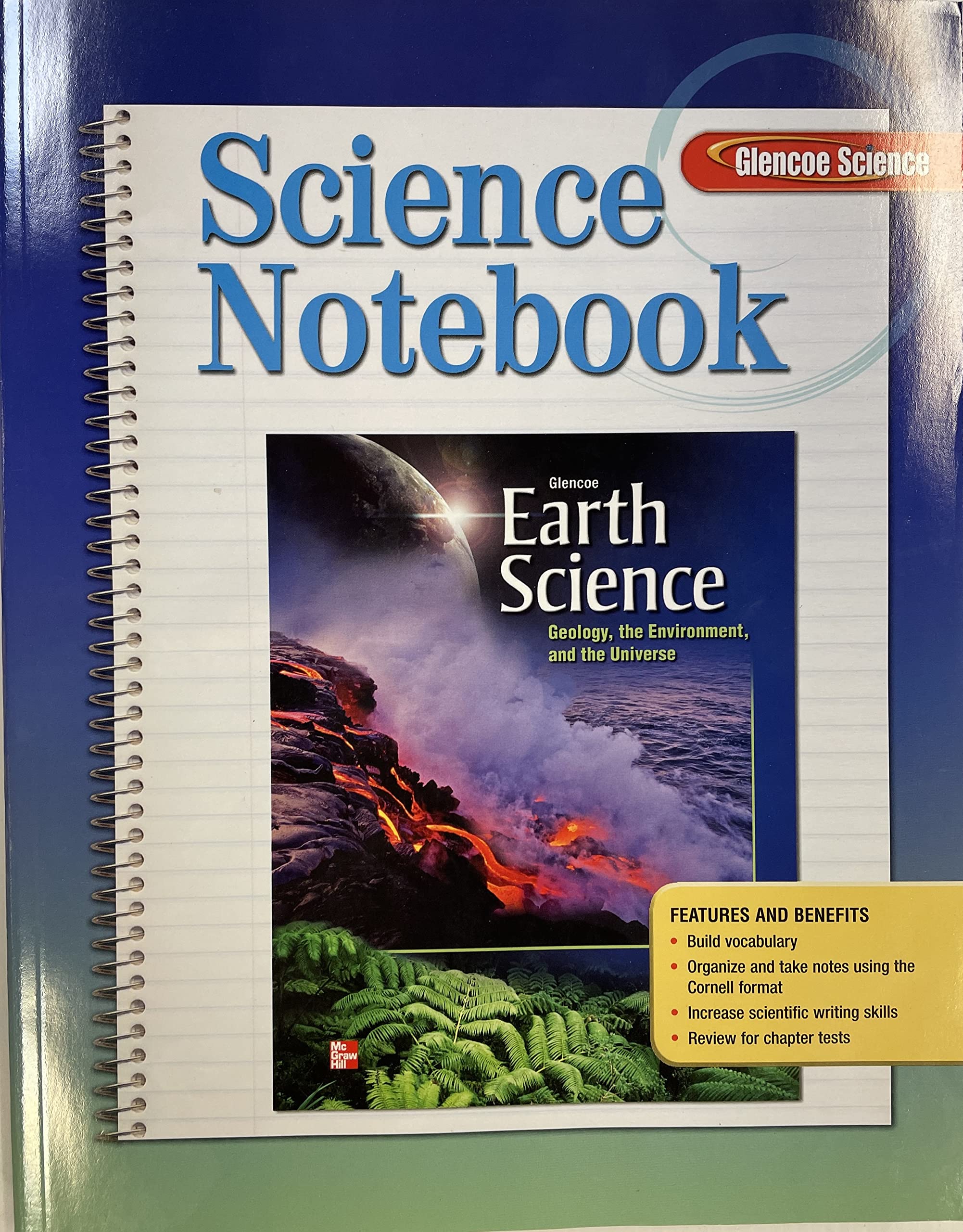 Glencoe Earth Science: GEU, Science Notebook (HS EARTH SCI GEO, ENV, UNIV),Used