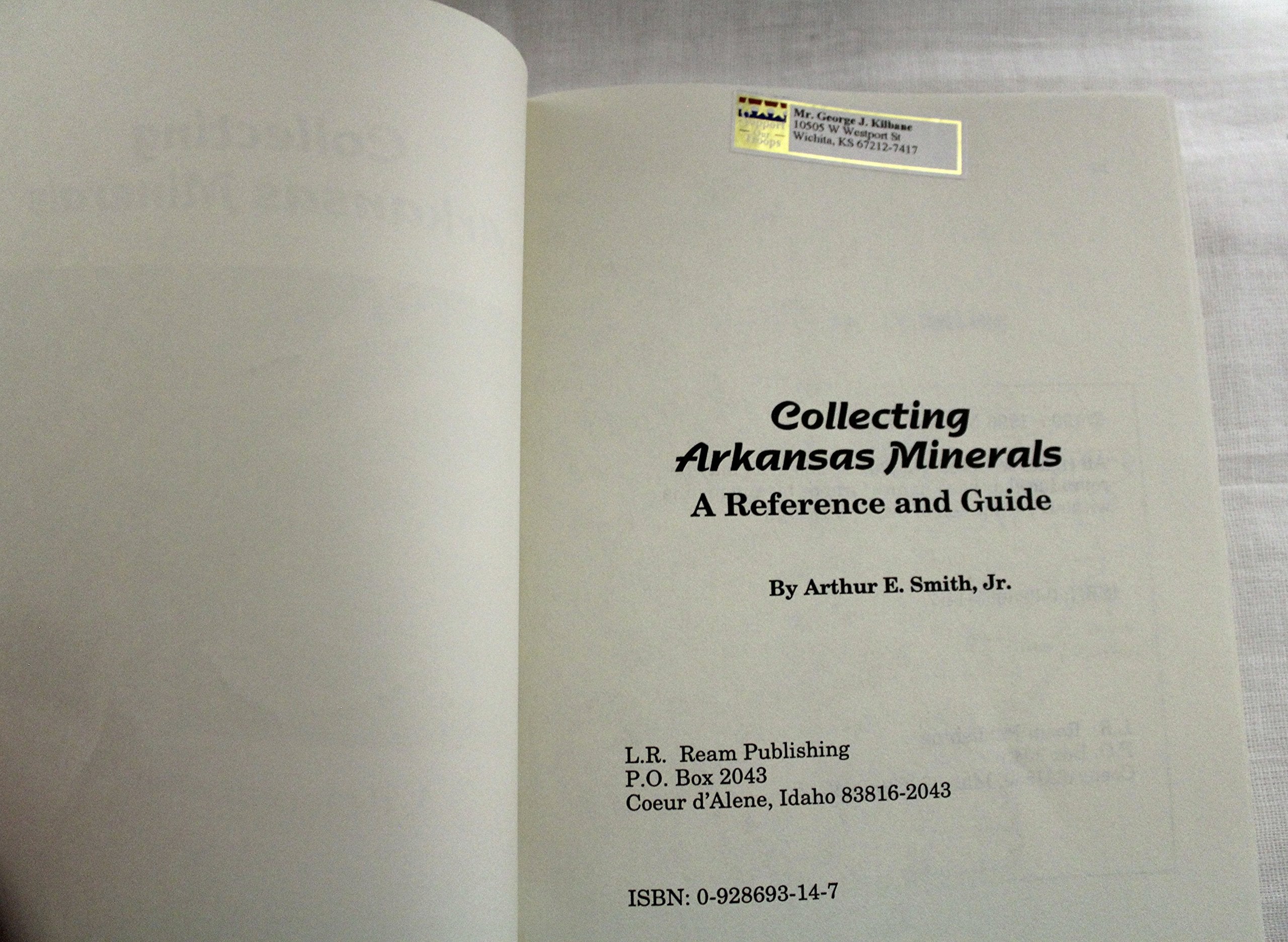 Collecting Arkansas Minerals,Used