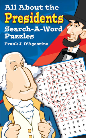 All About the Presidents SearchaWord Puzzles (Dover Kids Activity Books),Used