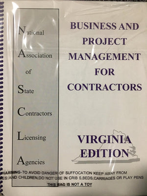 Business and Project Management for Contractors  Virginia: Virginia Edition,Used