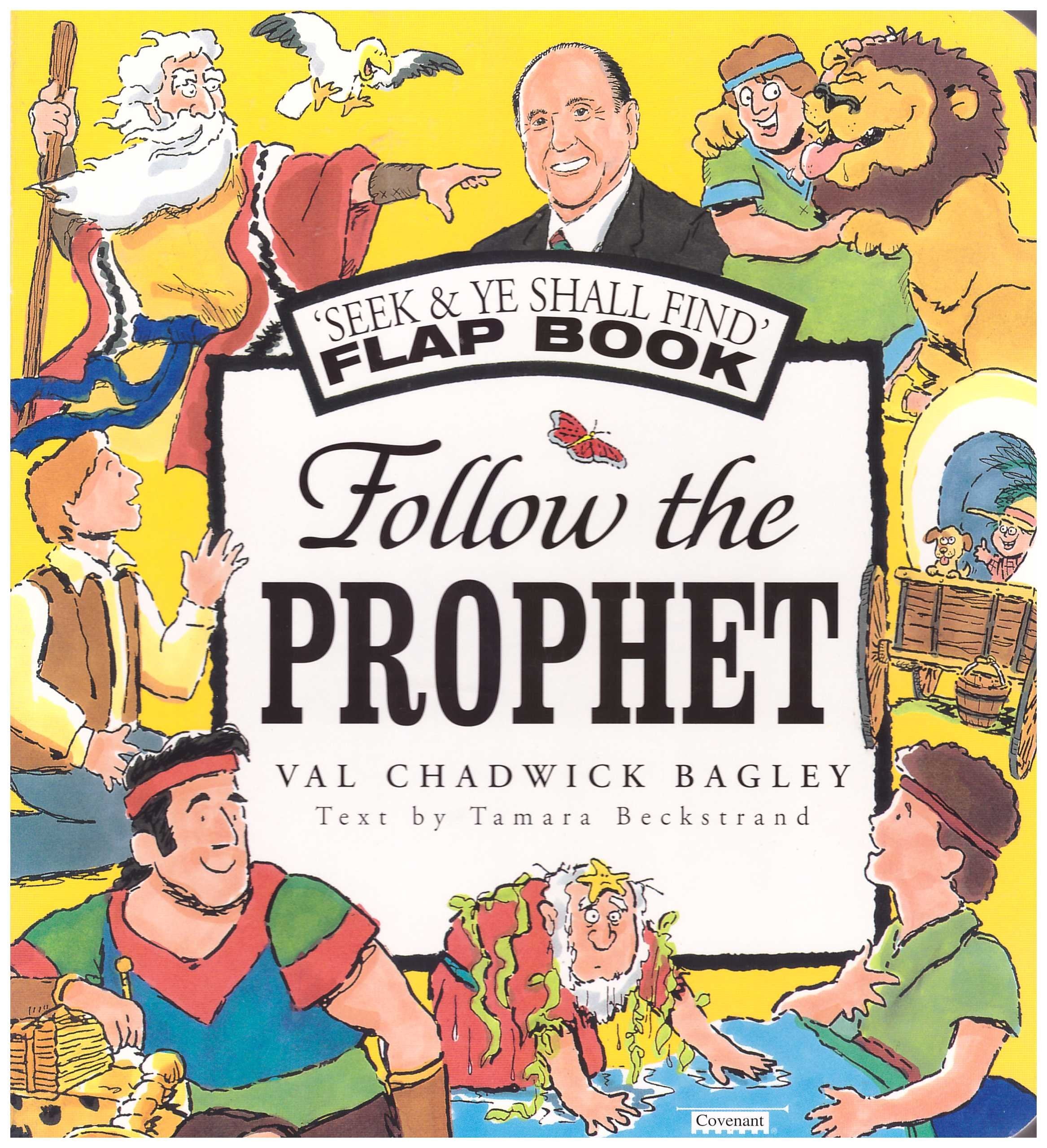 Follow The Prophet LDS Childrens Hardcover Flap Book,Used