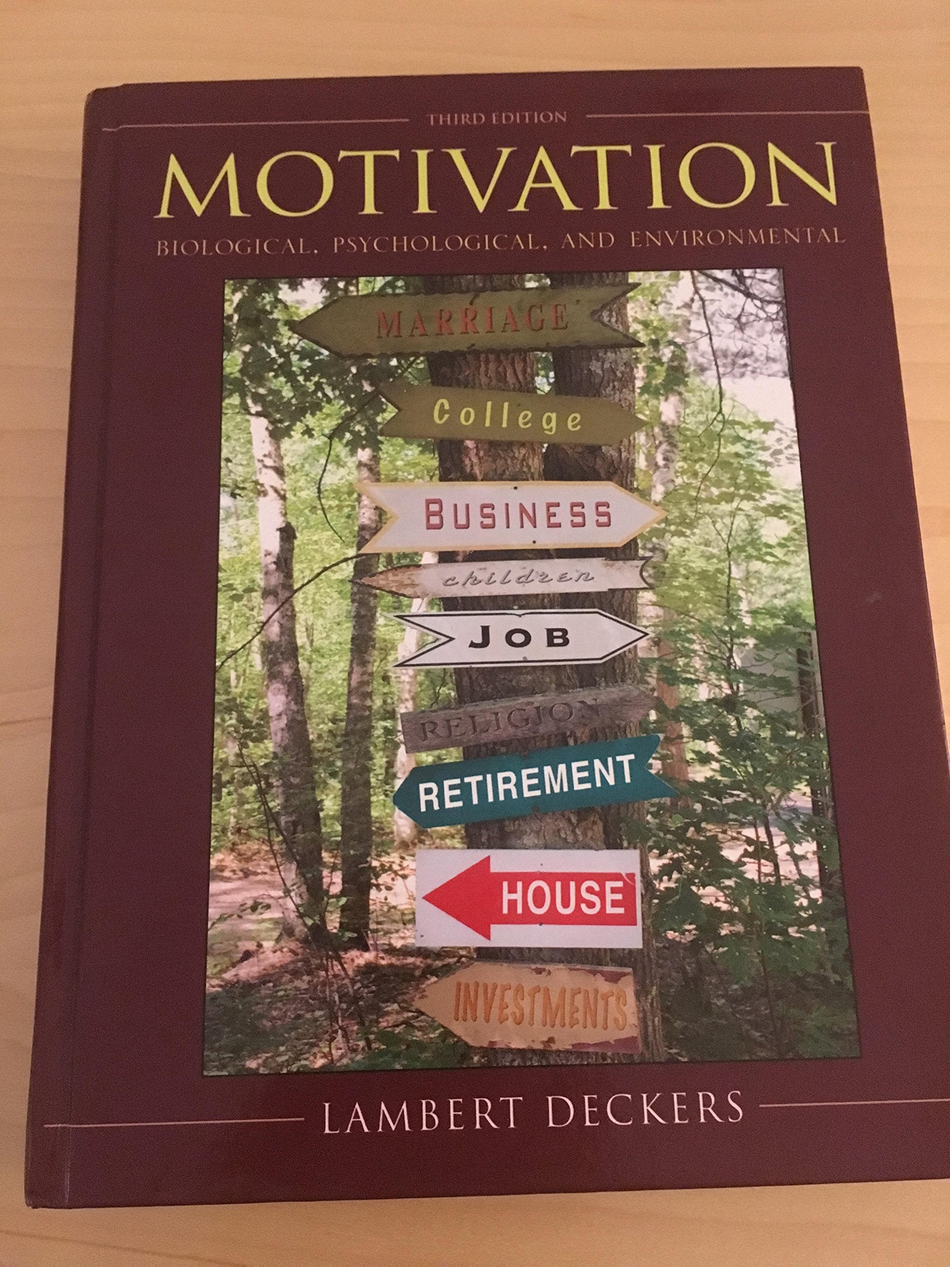 Motivation: Biological, Psychological, and Environmental (3rd Edition),Used