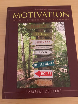 Motivation: Biological, Psychological, and Environmental (3rd Edition),Used