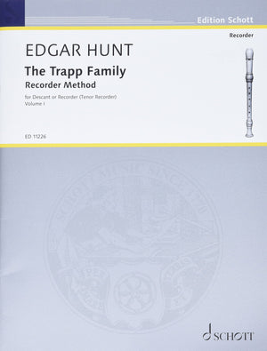 The Trapp Family Recorder Method, Book 1: Descant or Tenor,New