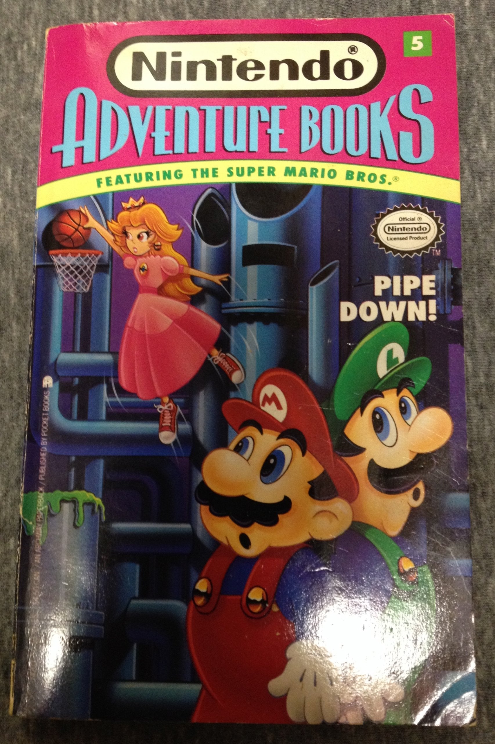 Pipe Down! (Nintendo Adventure Books, Featuring the Super Mario Bros. No. 5)