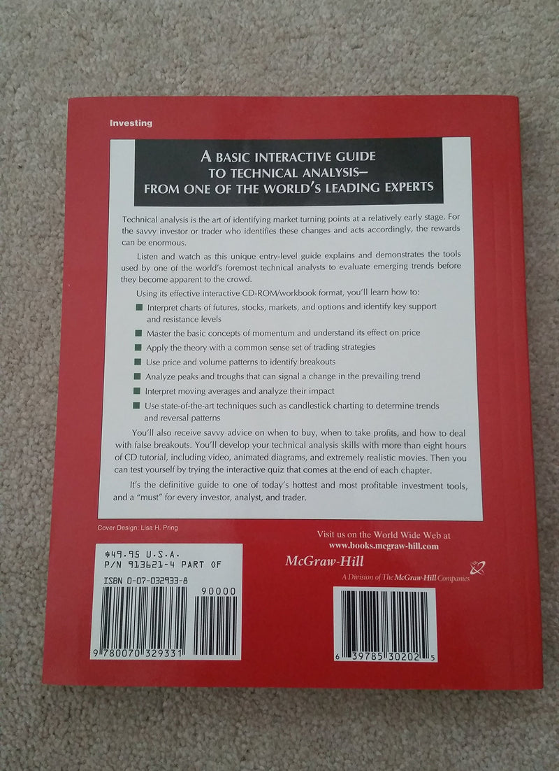 Martin Pring'S Introduction To Technical Analysis: A Cdrom Seminar And Workbook,Used