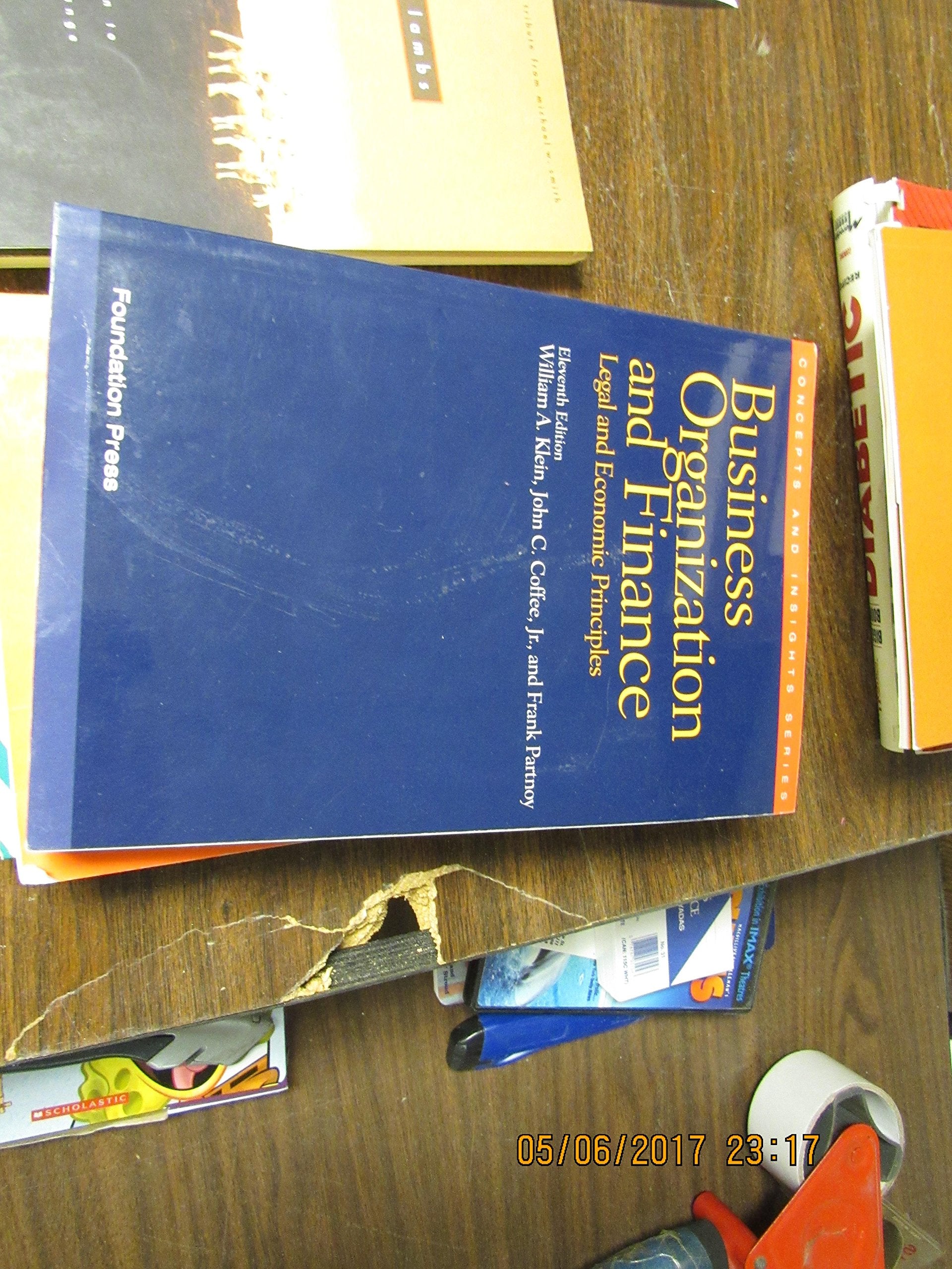 Business Organization And Finance: Legal And Economic Principles, 11Th Edition (Concepts And Insights),New