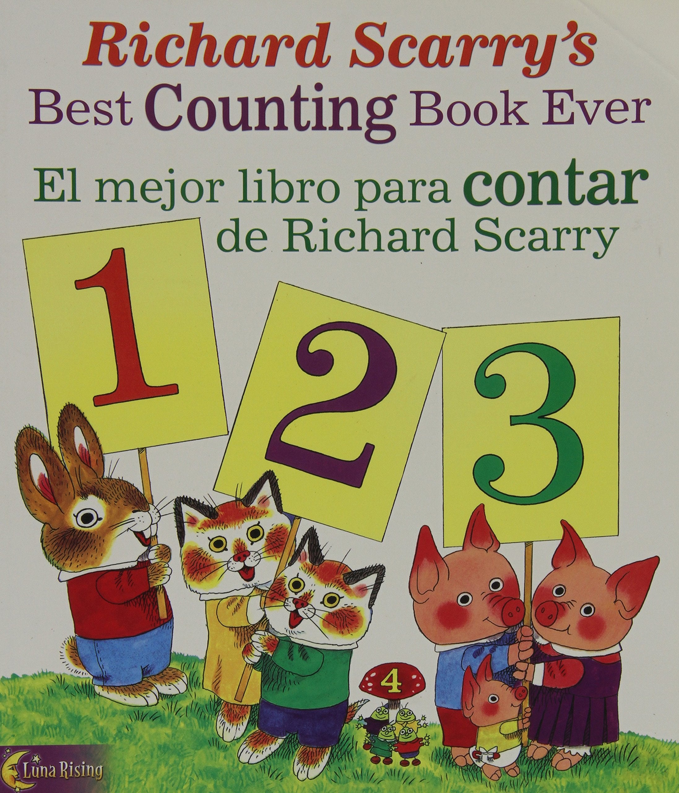 Richard Scarry's Best Counting Book Ever/ El mejor libro para contar de Richard Scarry (Richard Scarry's Best Books Ever!) (Engl,Used