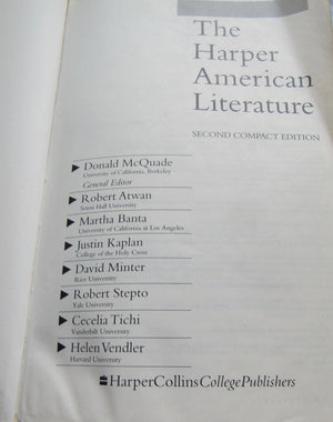 The Harper American Literature,Used