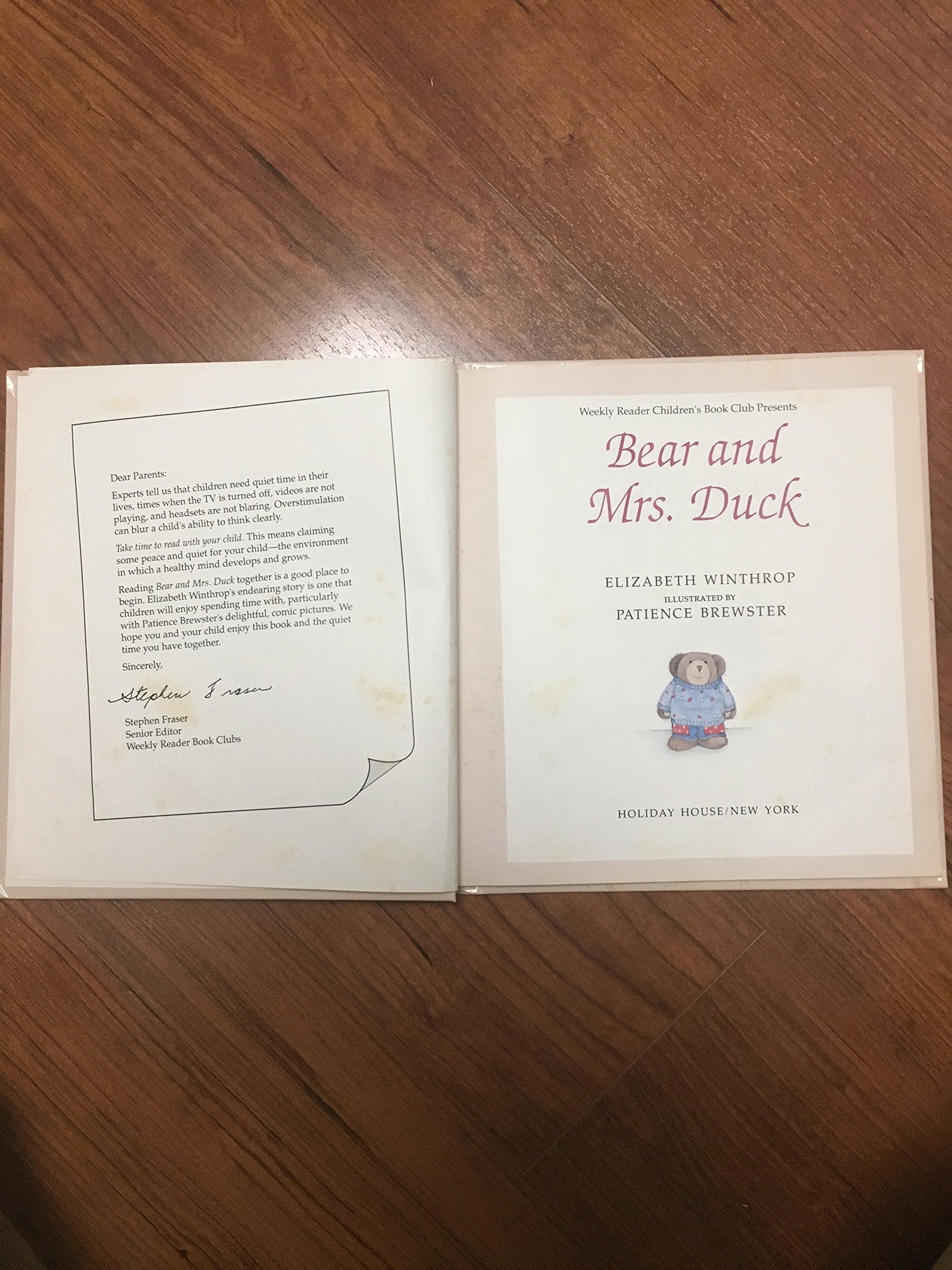 Bear and Mrs. Duck,Used
