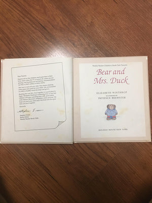 Bear and Mrs. Duck,Used
