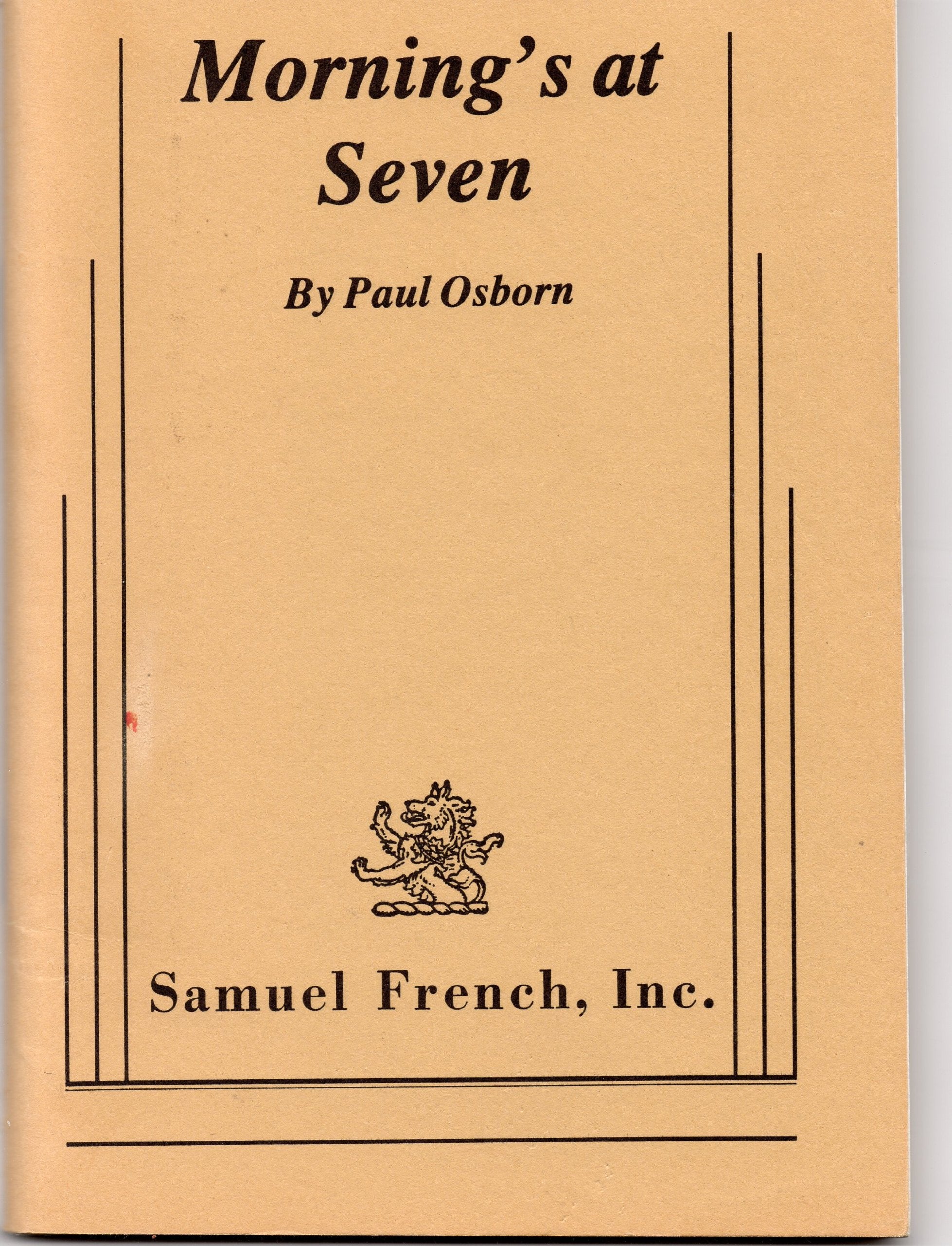 Morning'S At Seven,New