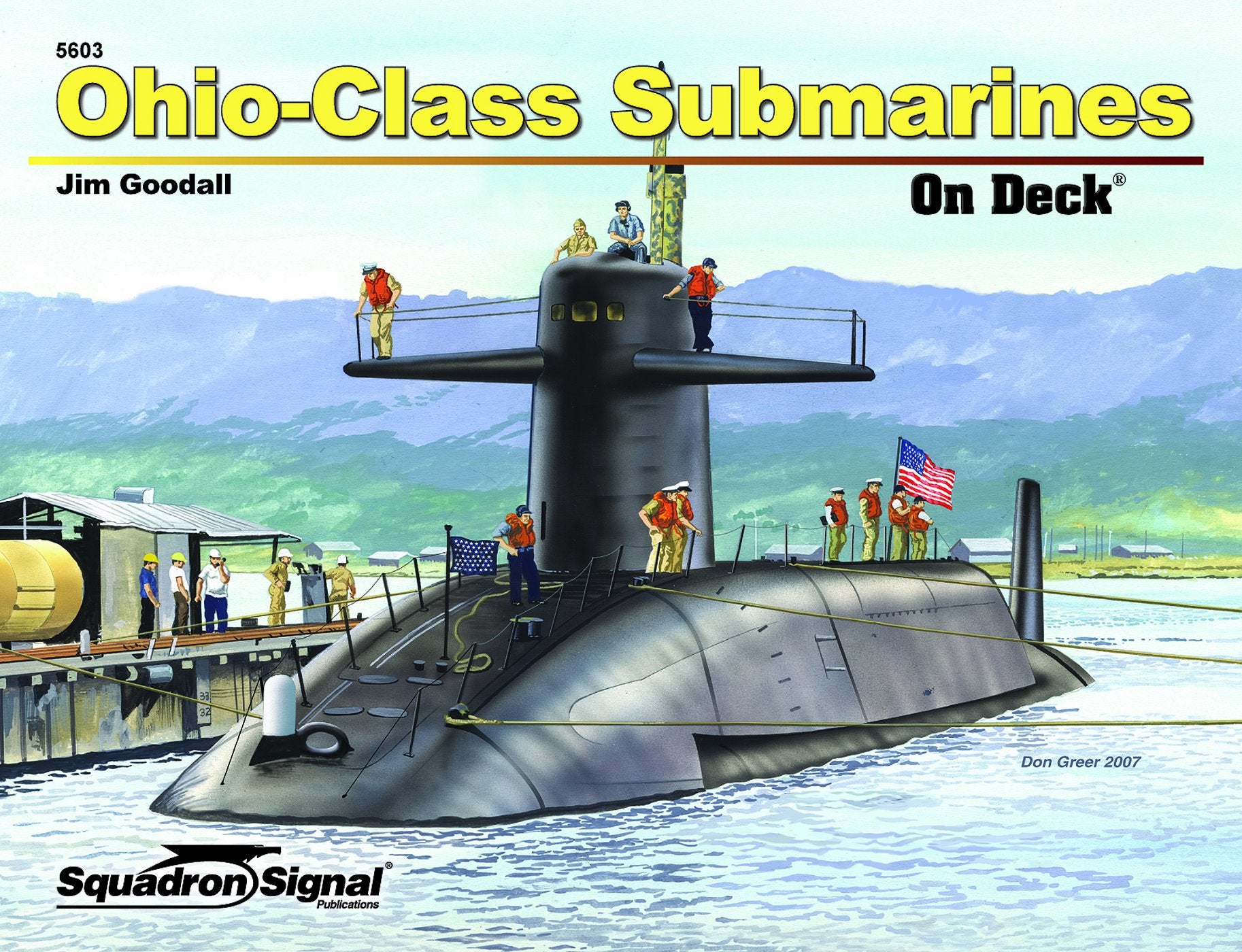Ohioclass Submarine  On Deck No. 3