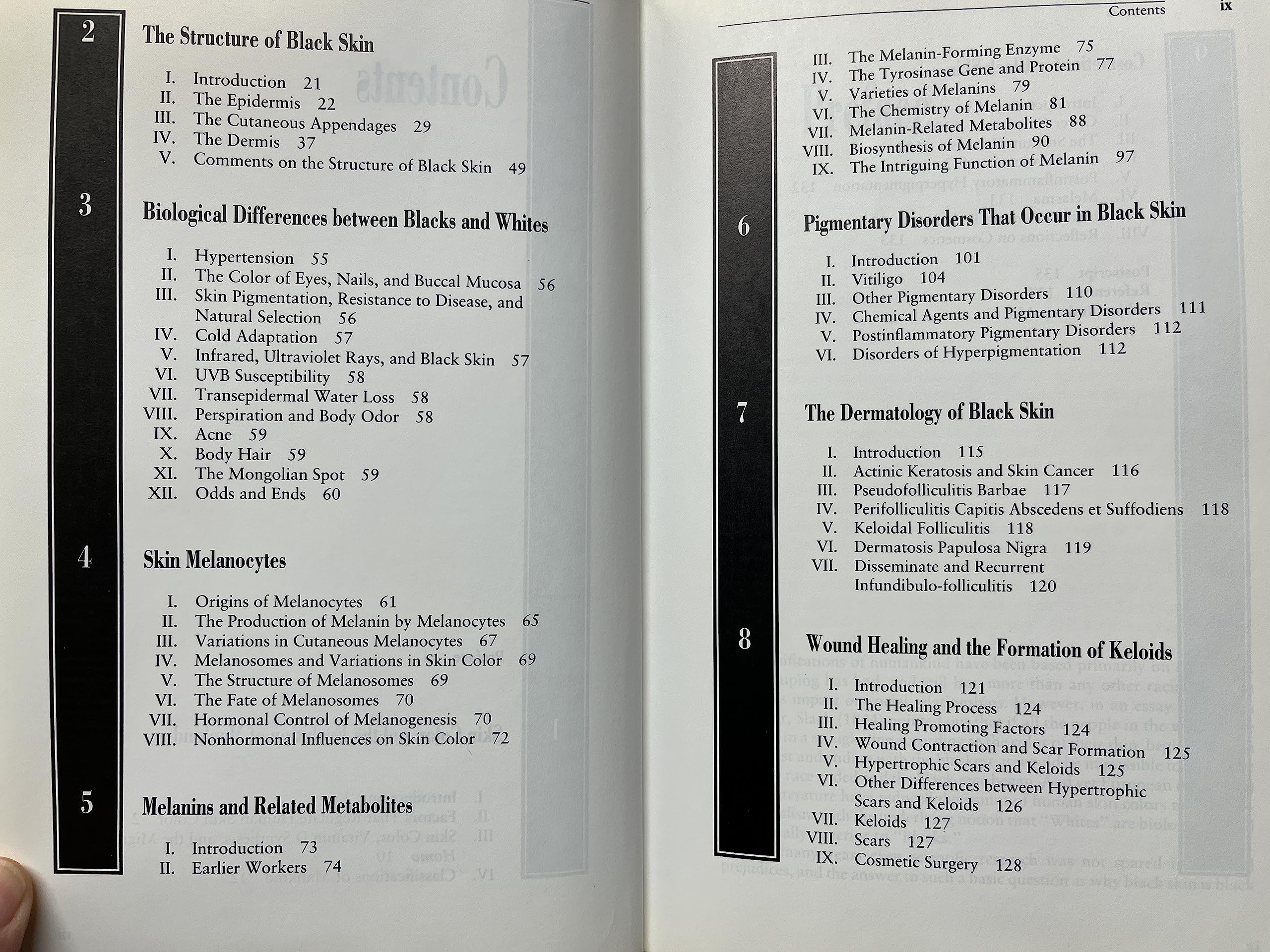 Black Skin: Structure And Function,New