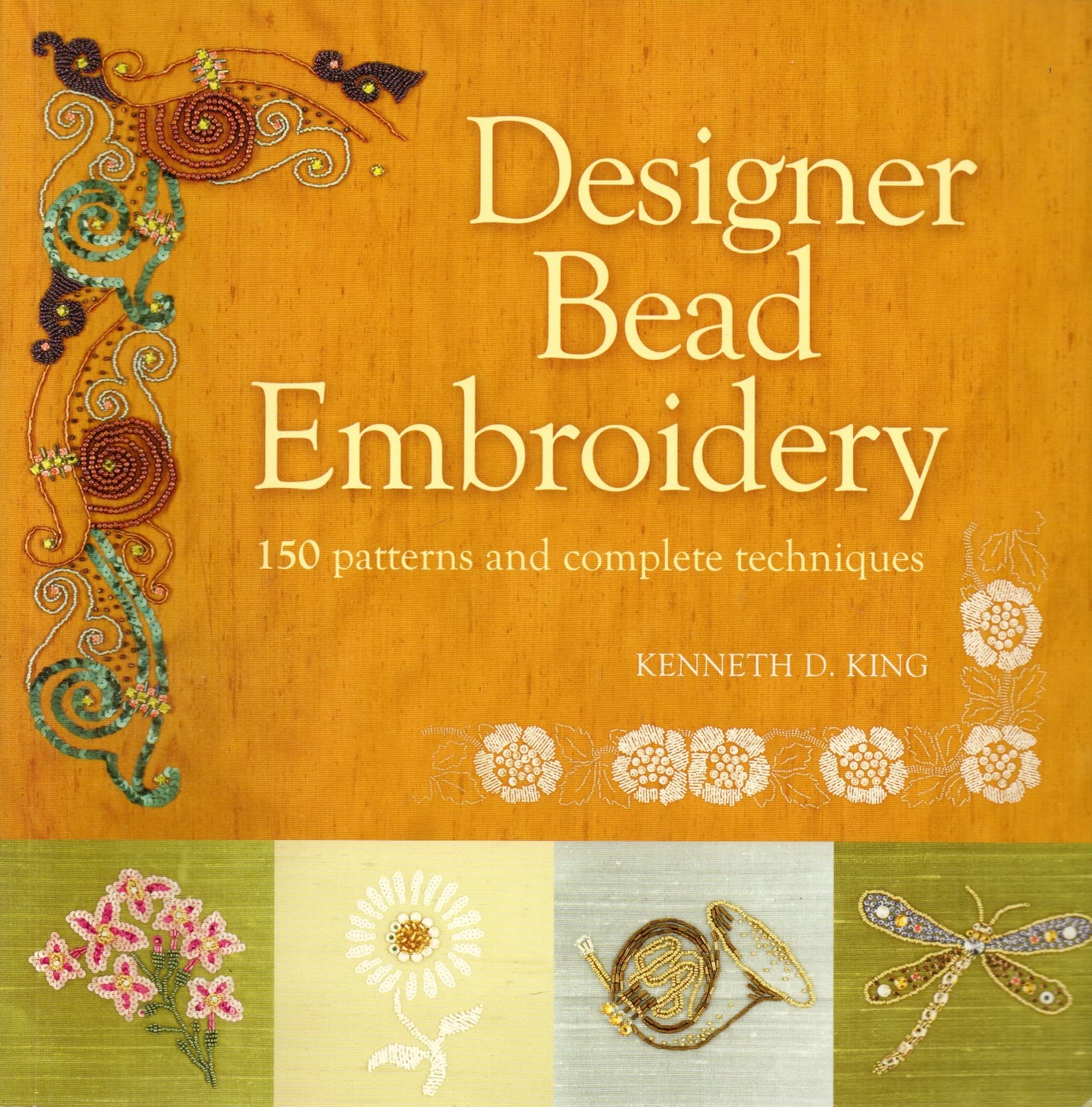 Designer Bead Embroidery: 150 Patterns And Complete Techniques,Used