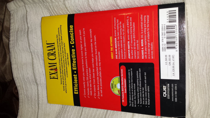 Property and Casualty Insurance License Exam Cram,Used