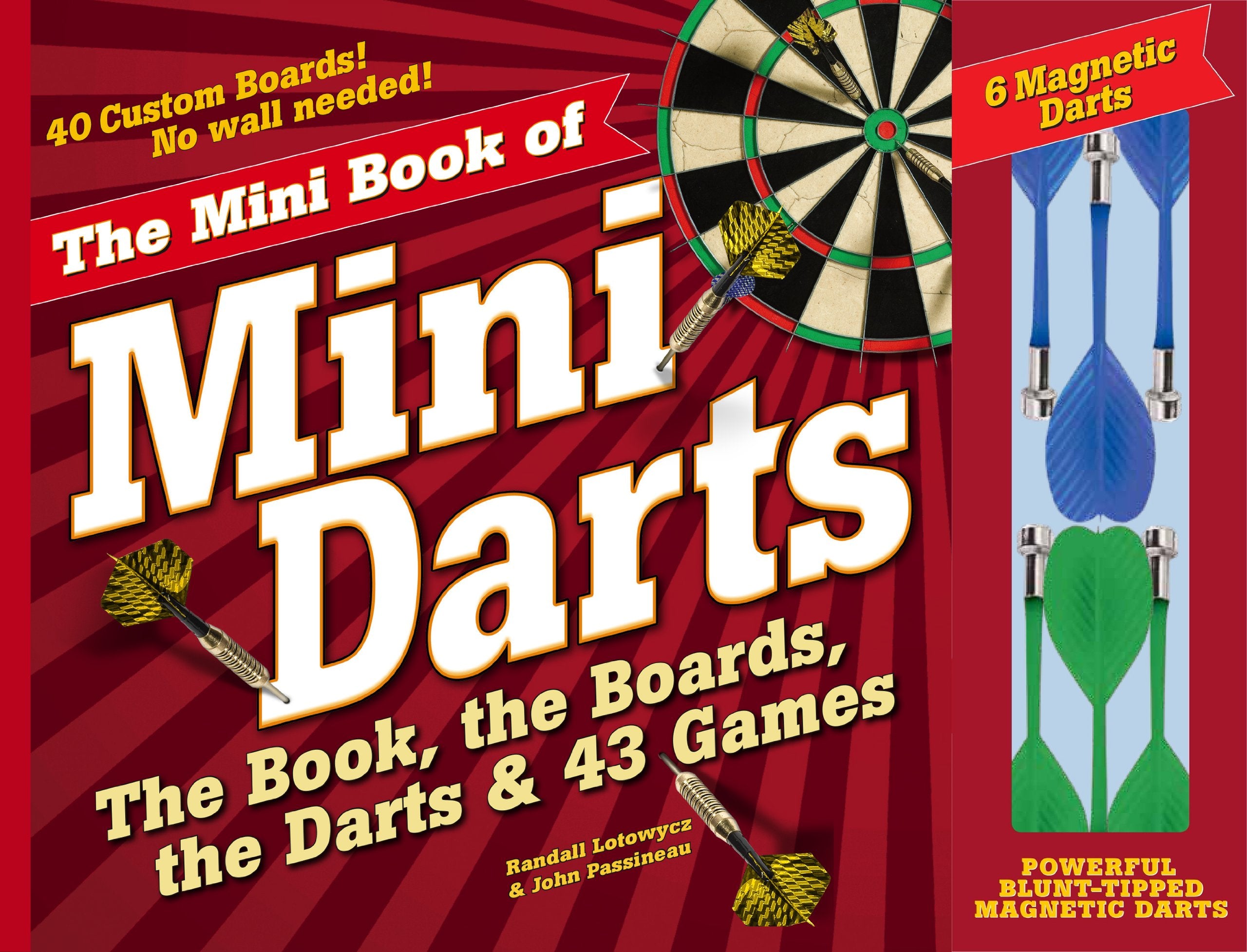 The Mini Book Of Mini Darts: The Book, The Boards, The Darts, And 43 Games