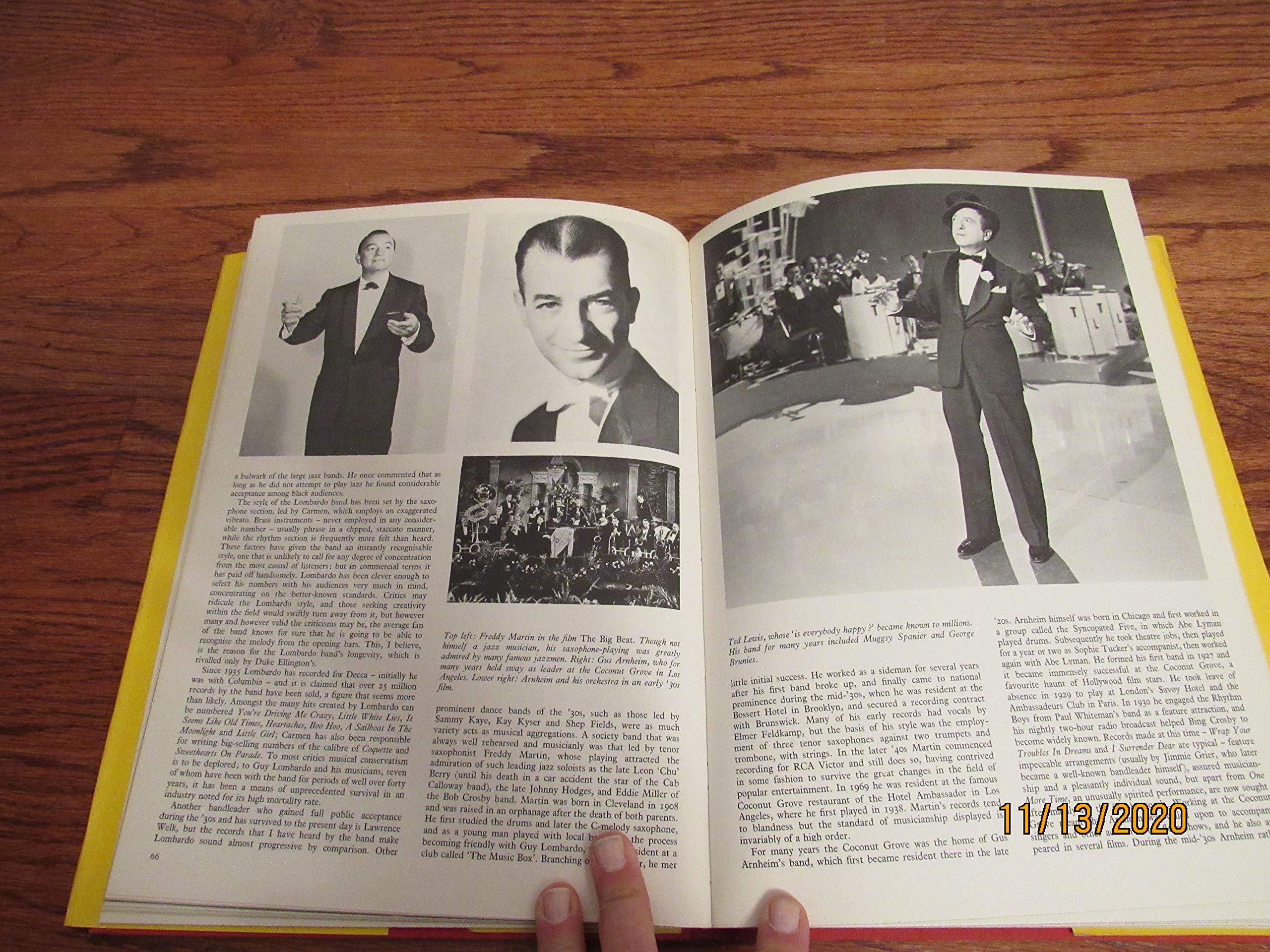 The dance band era;: The dancing decades from ragtime to swing: 19101950,Used