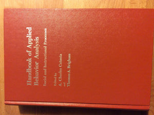 Handbook Of Applied Behavior Analysis: Social And Instructional Processes,Used