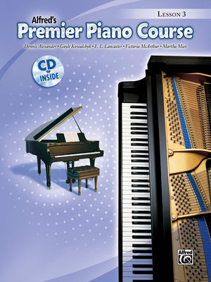 Premier Piano Course Lesson Book, Bk 3: Book & CD (Premier Piano Course, Bk 3),Used