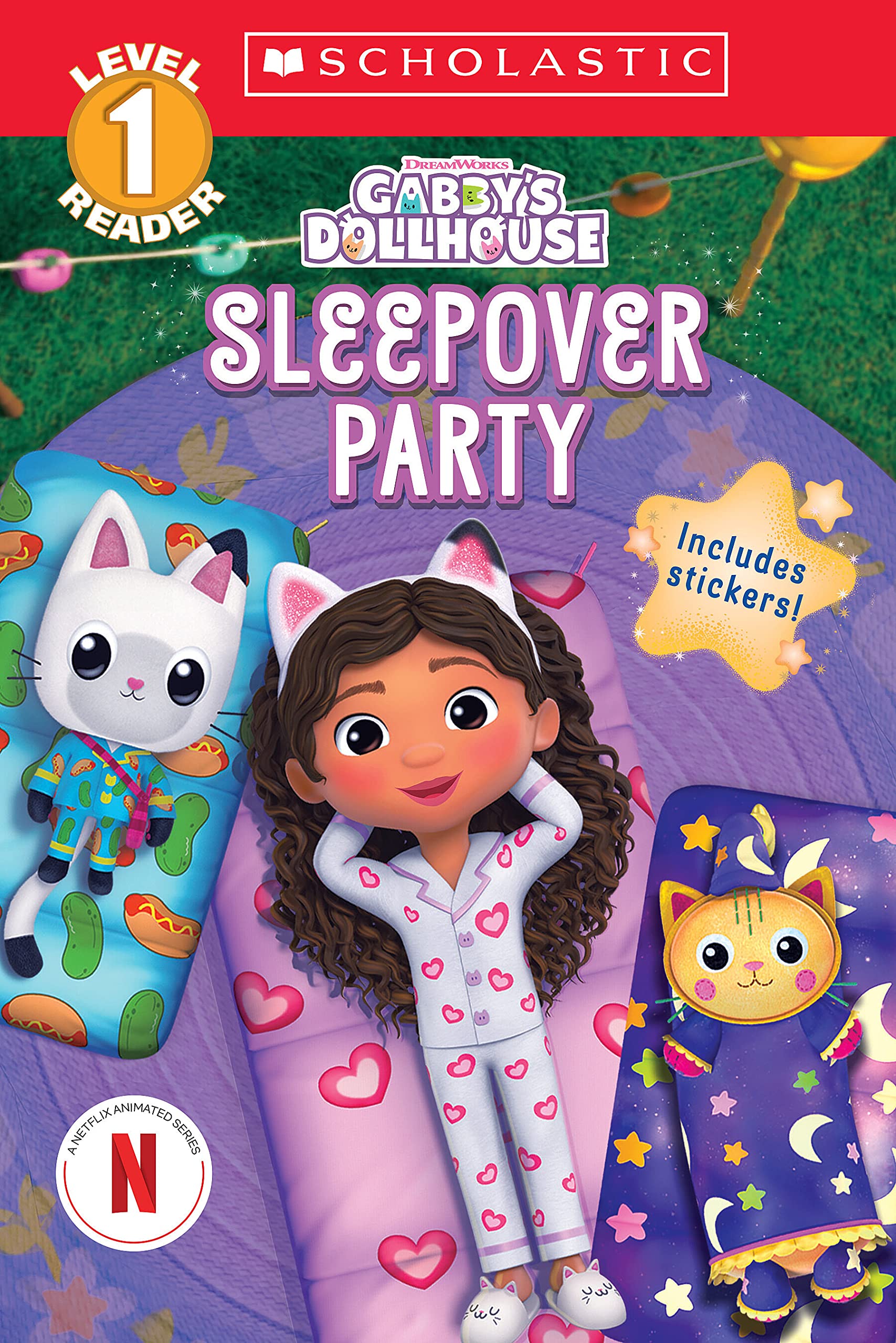 Gabby'S Dollhouse: Sleepover Party (Scholastic Reader, Level 1),New