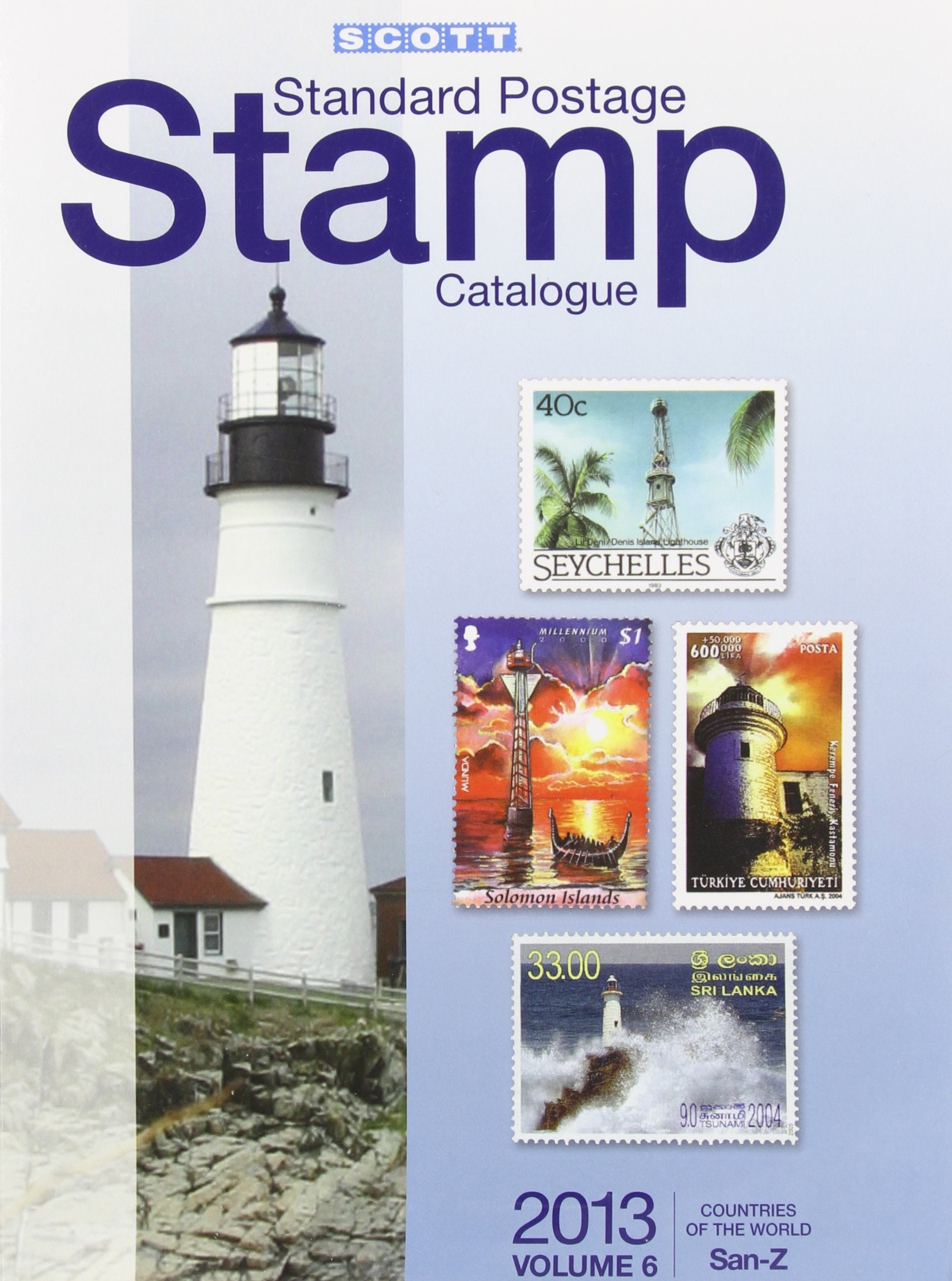 2013 Scott Standard Postage Stamp Catalogue Volume 6 Countries Of The World Sanz (Scott Standard Postage Stamp Catalogue: Vol.6,New
