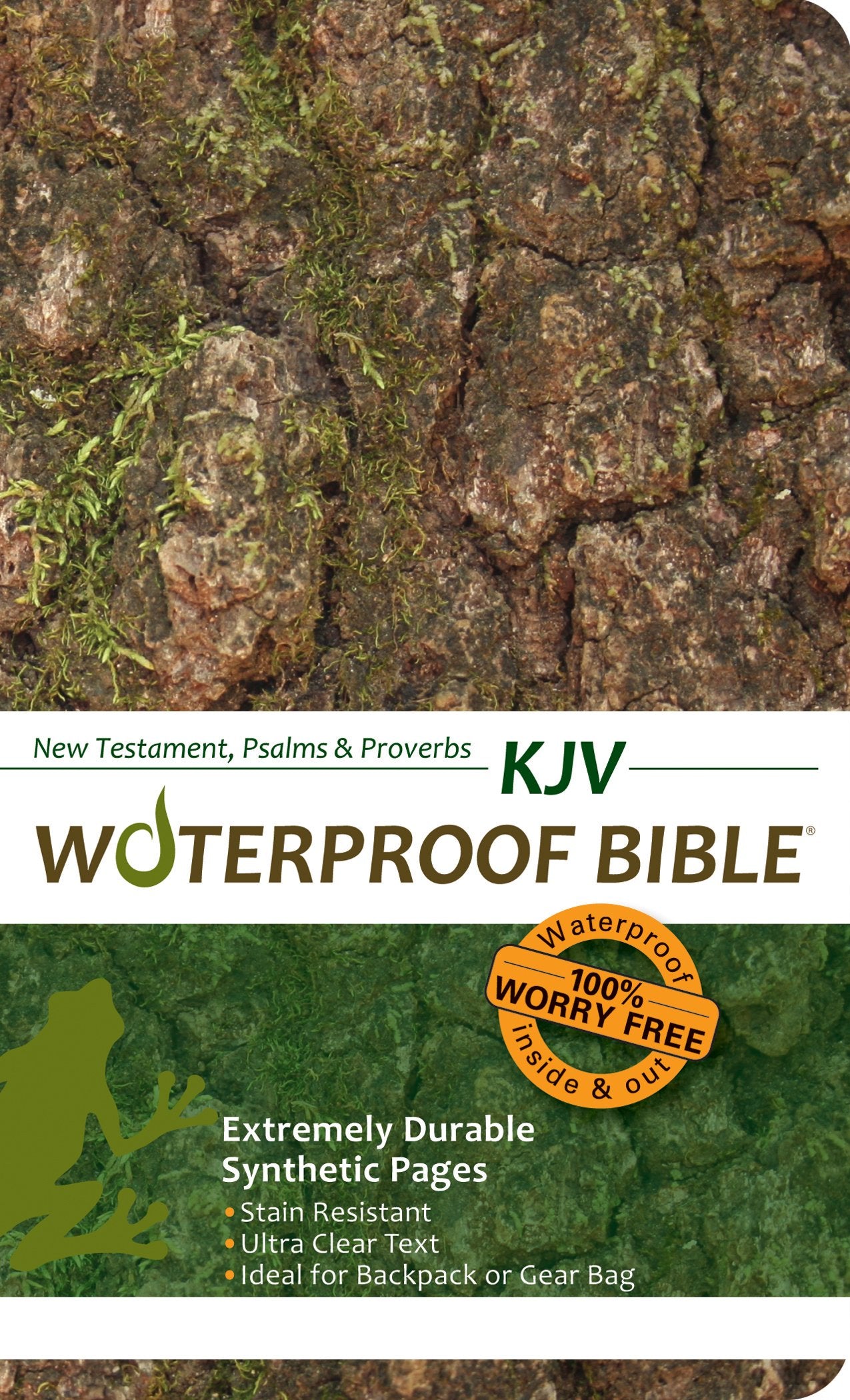Waterproof Durable New Testament with Psalms and ProverbsKJVCamouflage