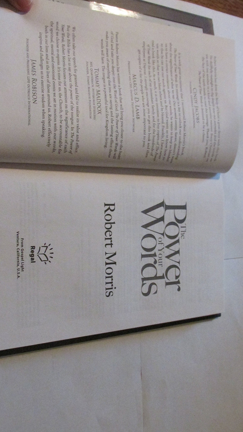 The Power Of Your Words: How God Can Bless Your Life Through The Words You Speak,New