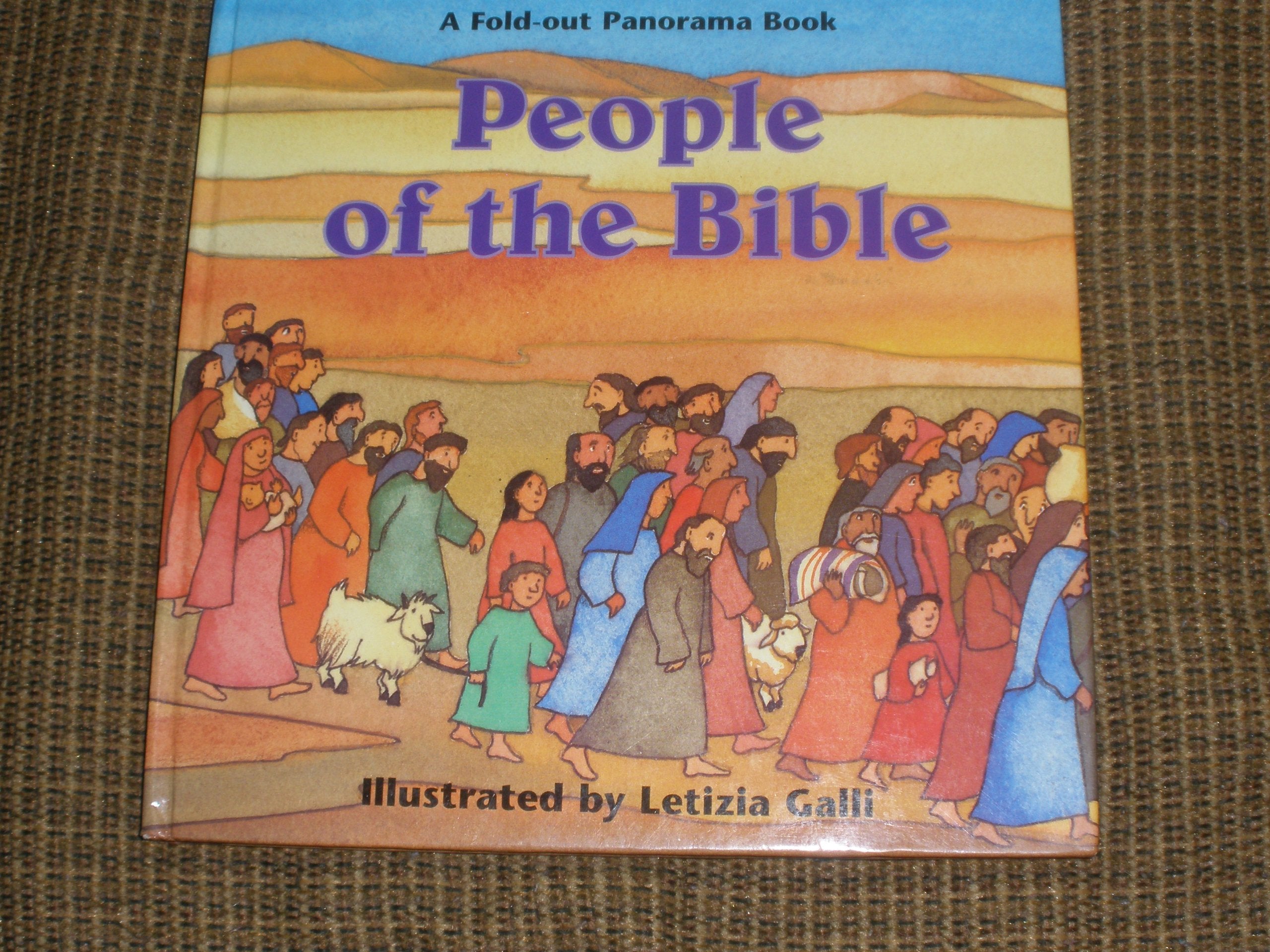PEOPLE OF THE BIBLE (Foldout Panorama Book),Used