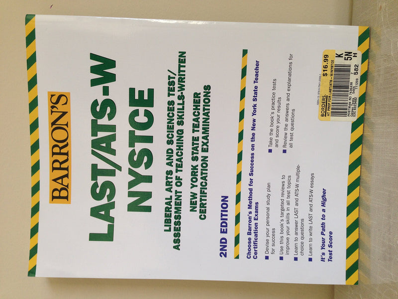 How to Prepare for the LAST/ATSW/NYSTCE (Barron's How to Prepare for the Last/AtsW),Used