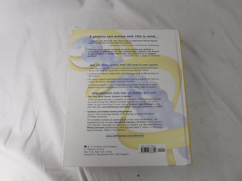 Genetics: A Conceptual Approach (Second Edition),Used