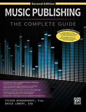 Music Publishing  The Complete Guide: Second Edition,Used