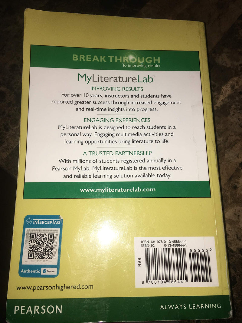 Backpack Literature: An Introduction To Fiction, Poetry, Drama, And Writing, Mla Update Edition (5Th Edition),New