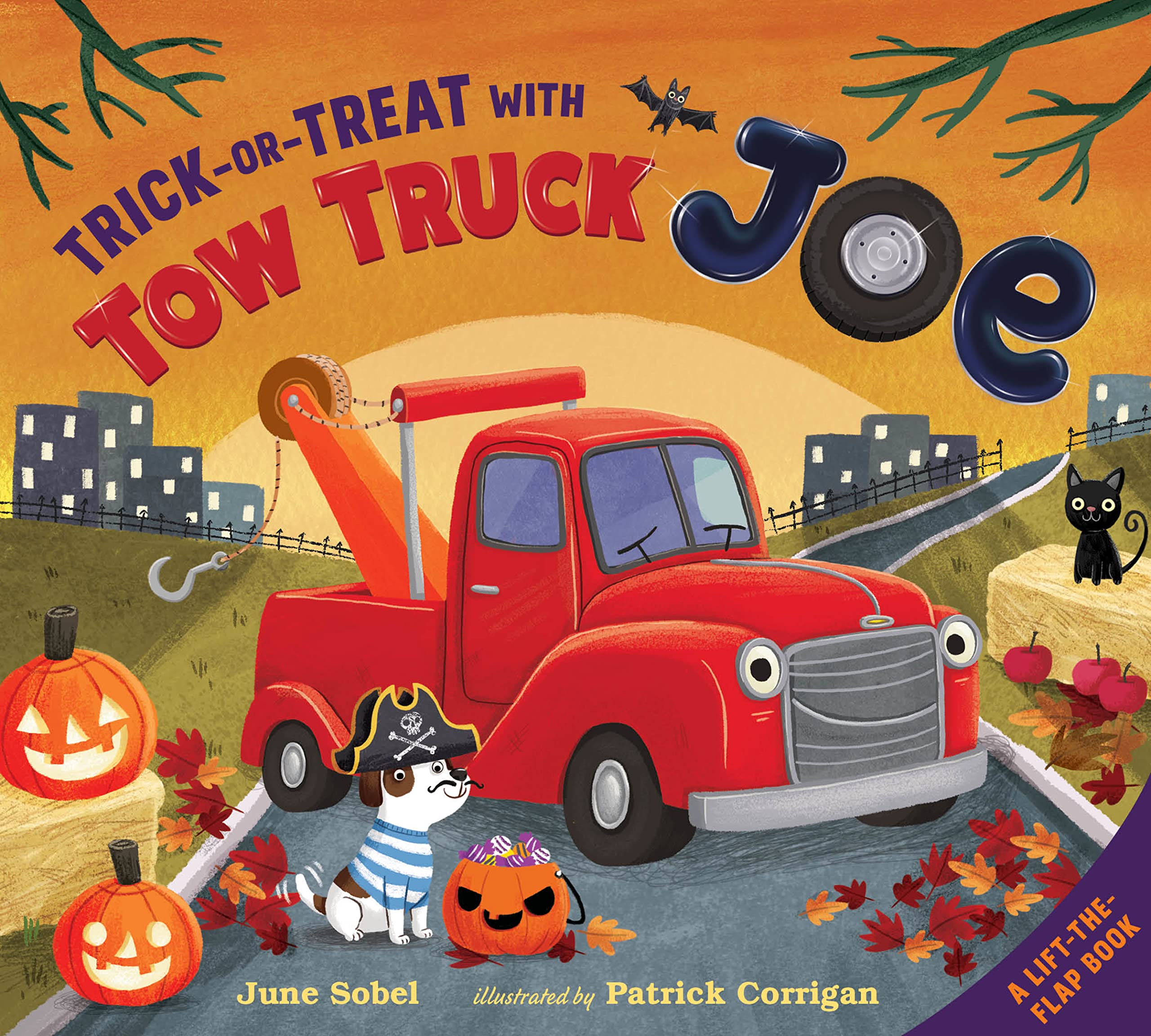 TrickorTreat with Tow Truck Joe LifttheFlap Board Book,Used