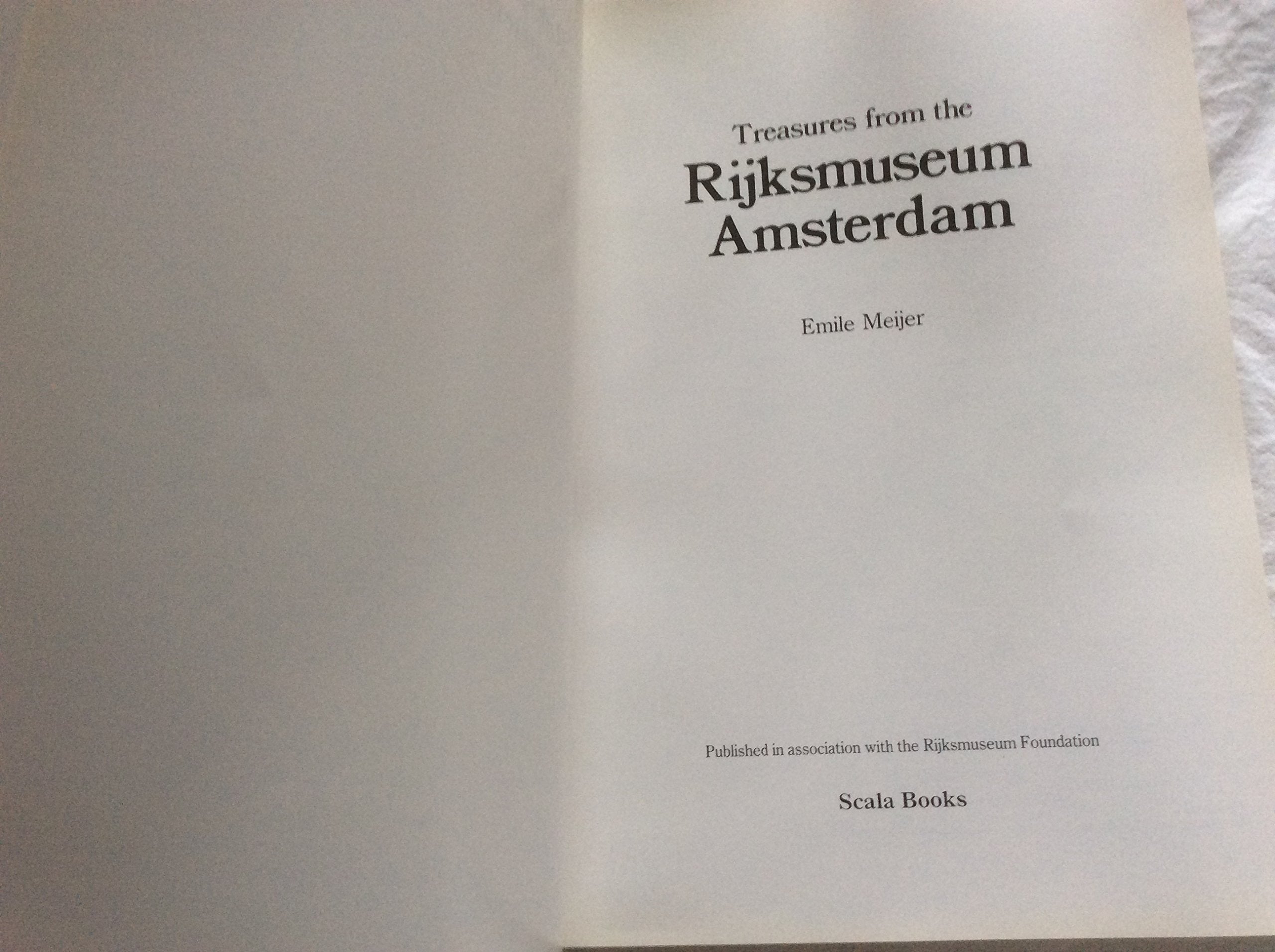 Treasures from the Rijksmuseum, Amsterdam,Used