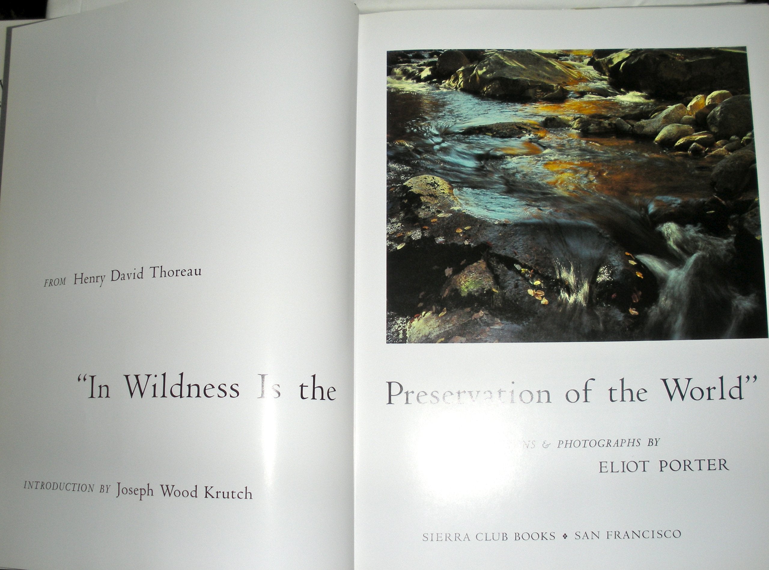 In Wildness is the Preservation of the World,Used