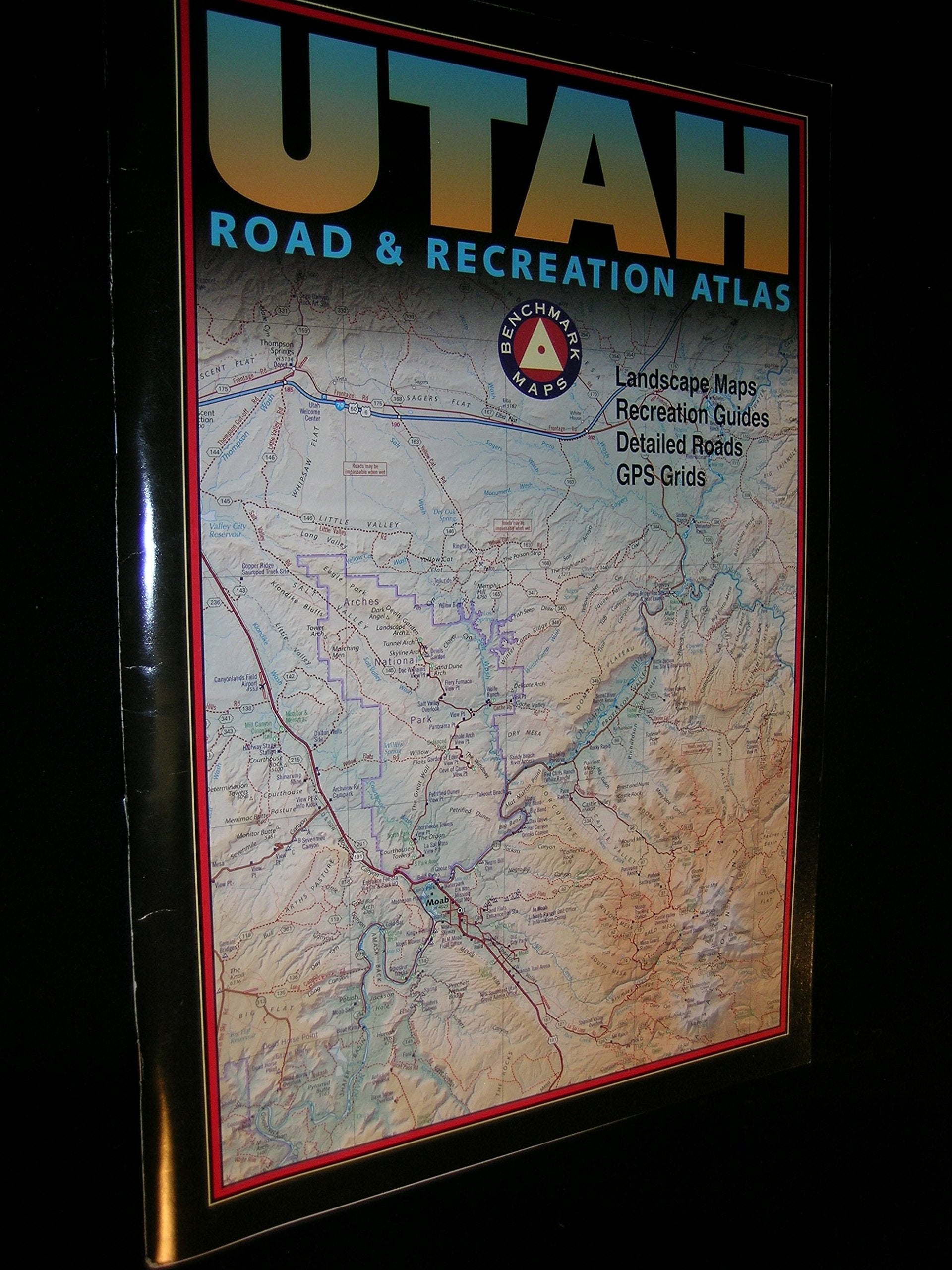 Benchmark Utah Road & Recreation Atlas,New