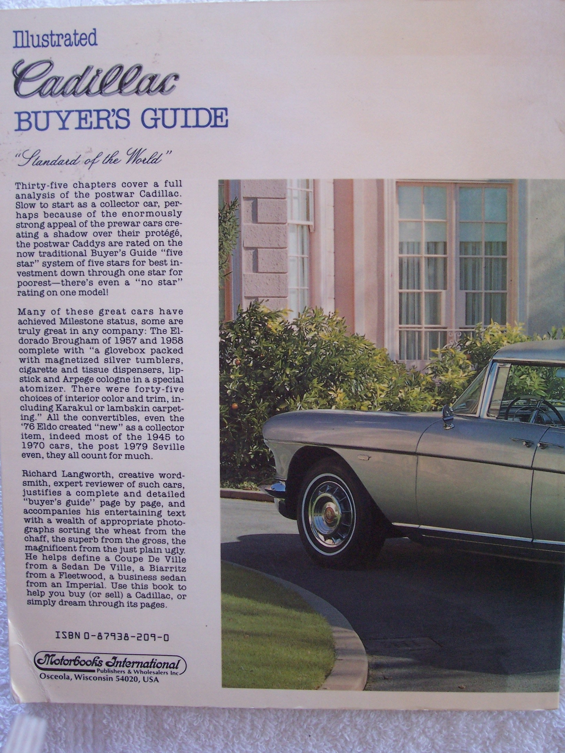 Illustrated Cadillac Buyer's Guide,Used