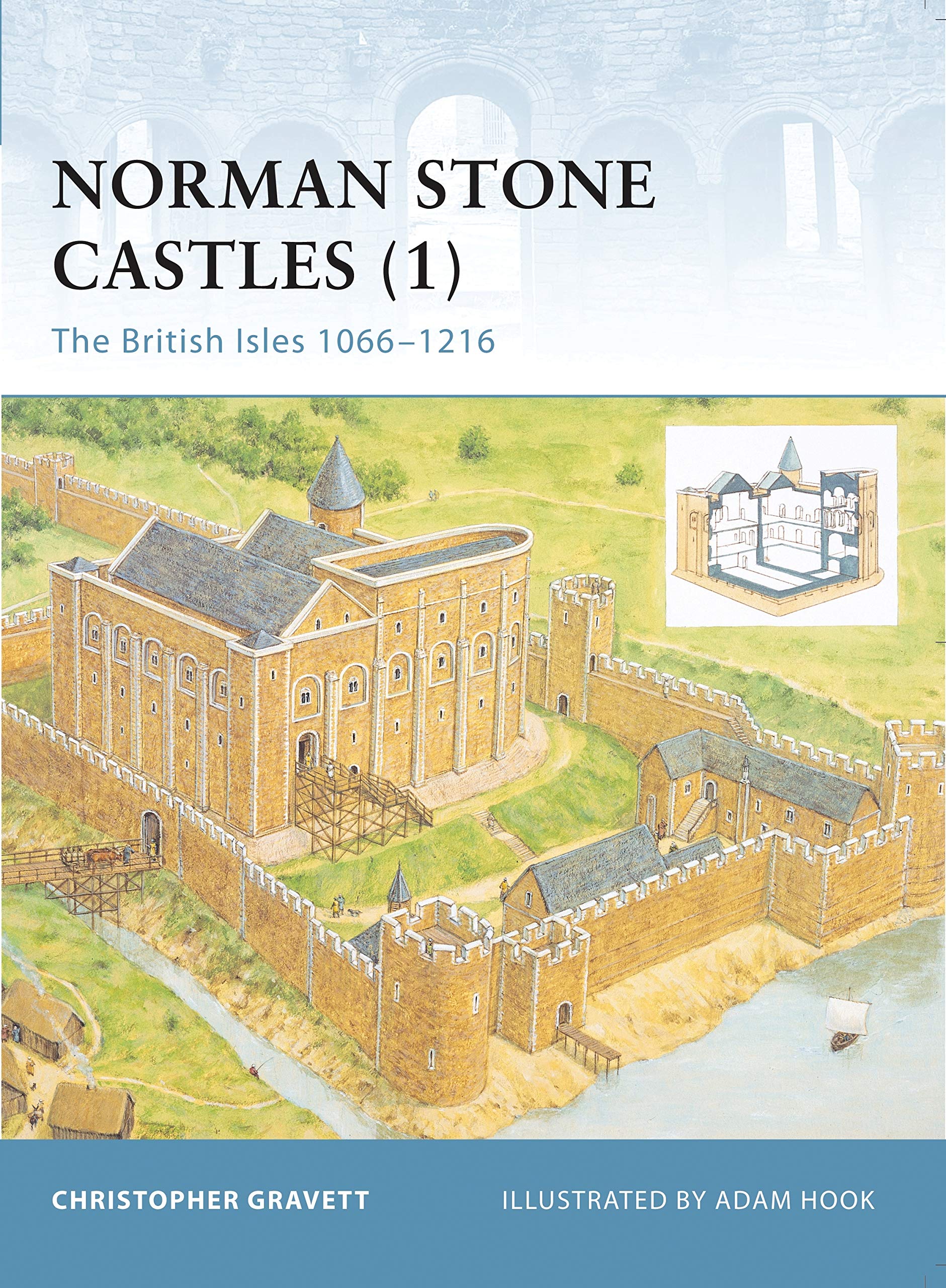 Fortress 13: Norman Stone Castles (1) The British Isles 10661216,Used