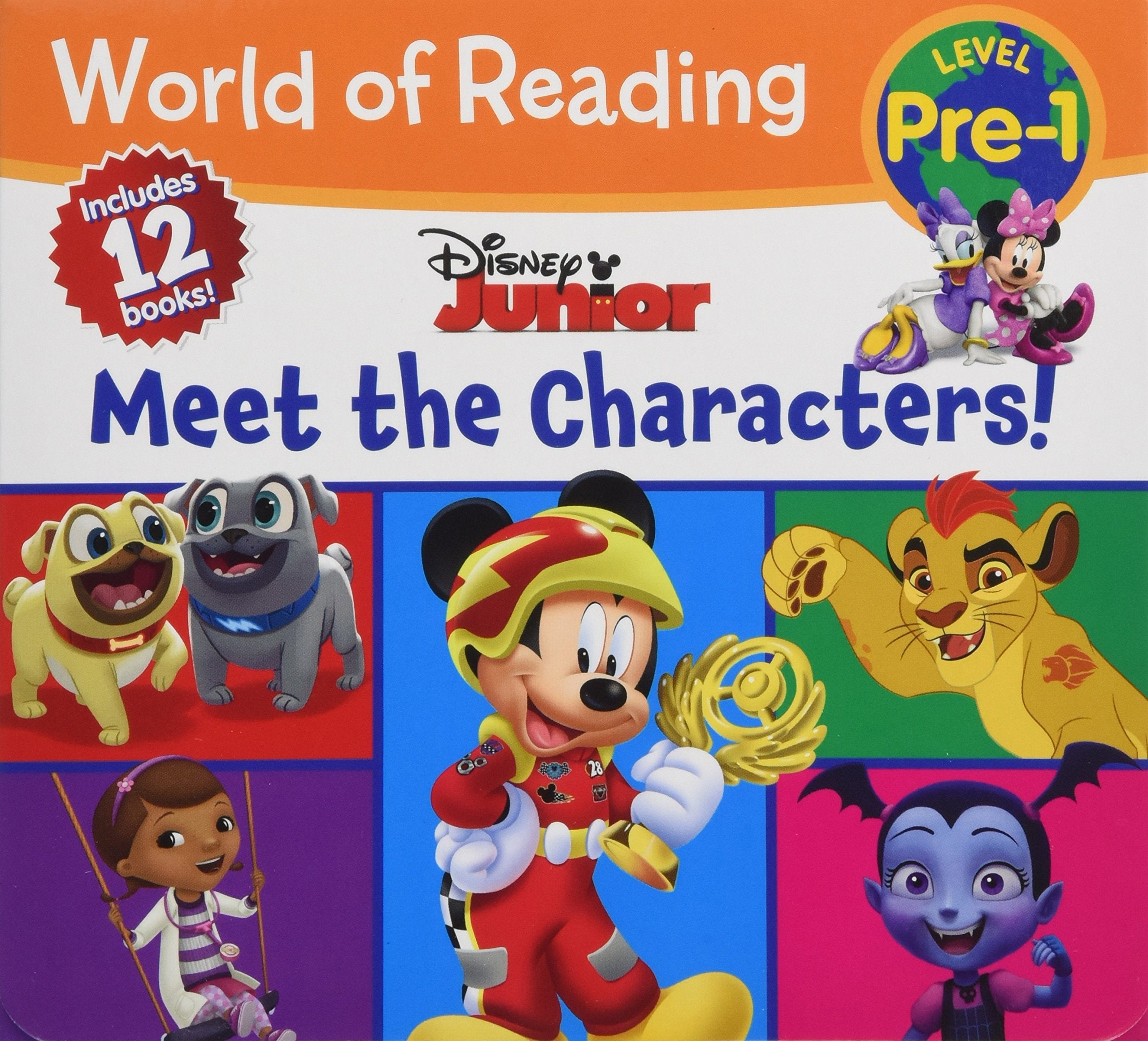 World of Reading Disney Junior Meet the Characters (PreLevel 1 Box Set)