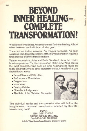 The Transformation of the Inner Man,Used