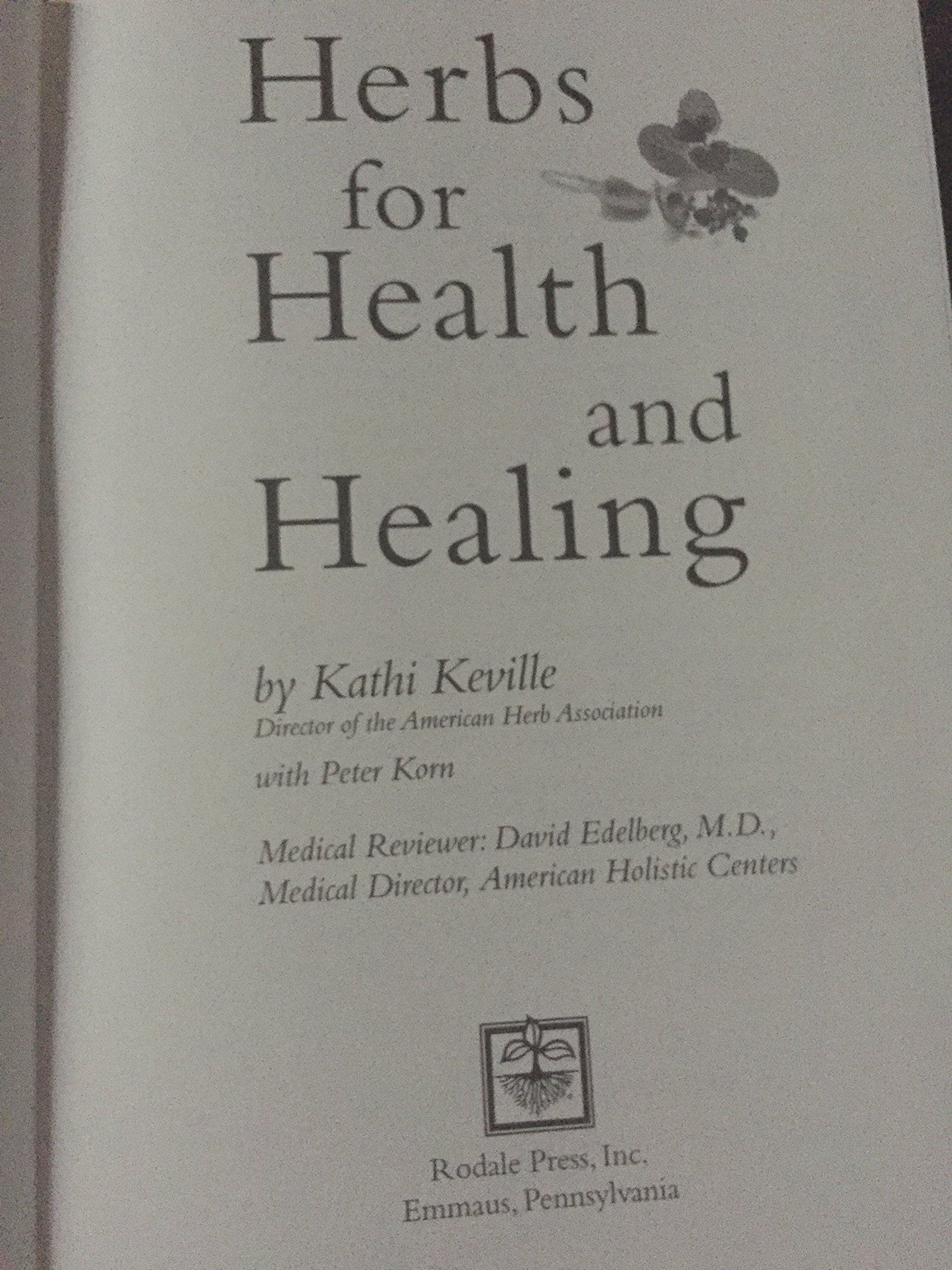 Herbs For Health And Healing-new