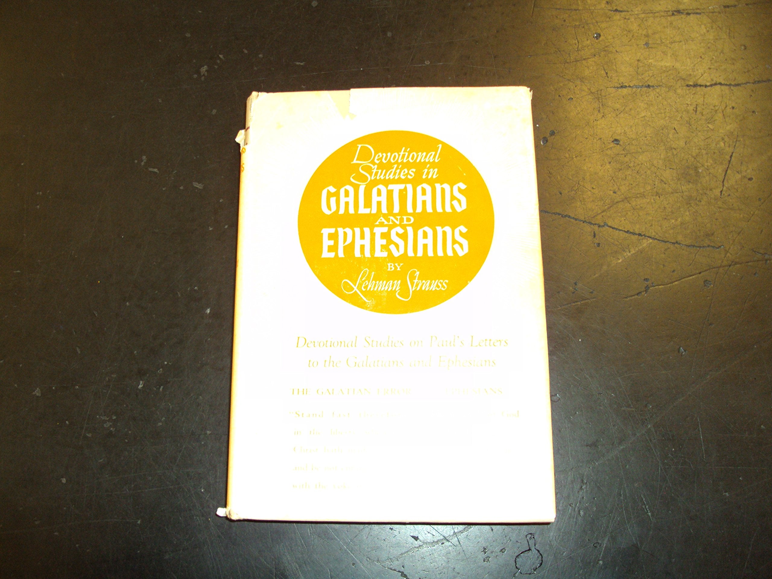 Devotional Studies in Galatians and Ephesians,Used