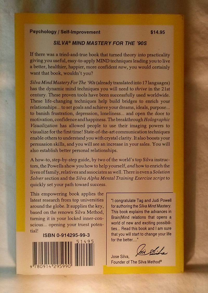 Silva Mind Mastery for the '90's,Used