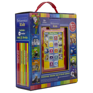 Encyclopedia Britannica Kids  Me Reader Electronic Reader and 8 Sound Book Library  Animals and Space PI Kids,New