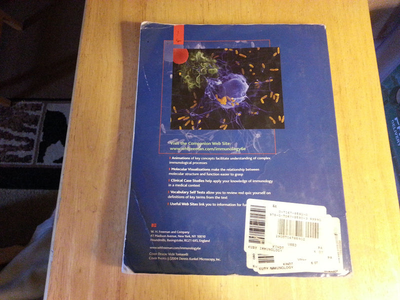 Kuby Immunology,Used