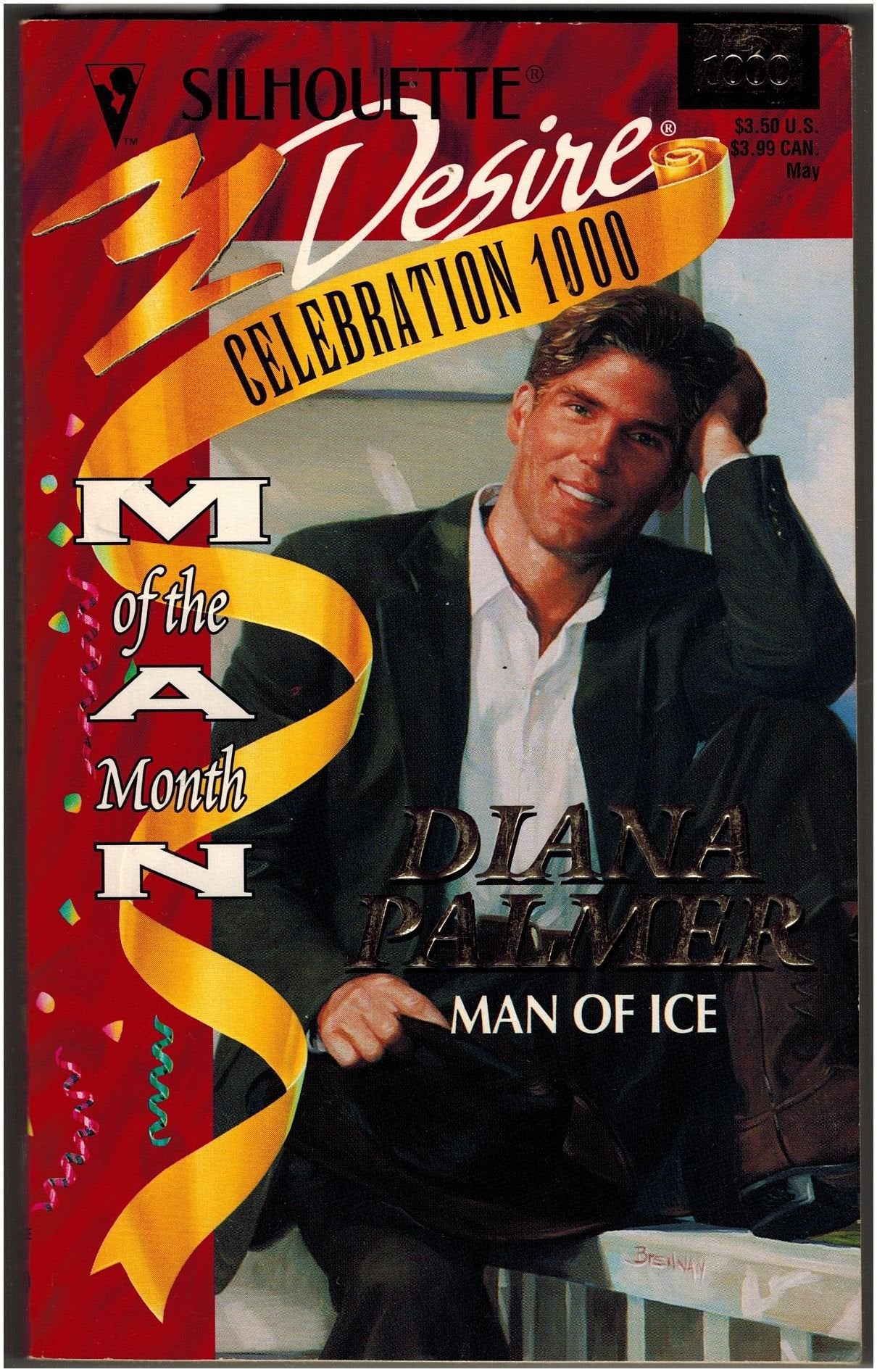 Man Of Ice (Man Of The Month, Celebration 1000) (Silhouette Desire, 1000),Used
